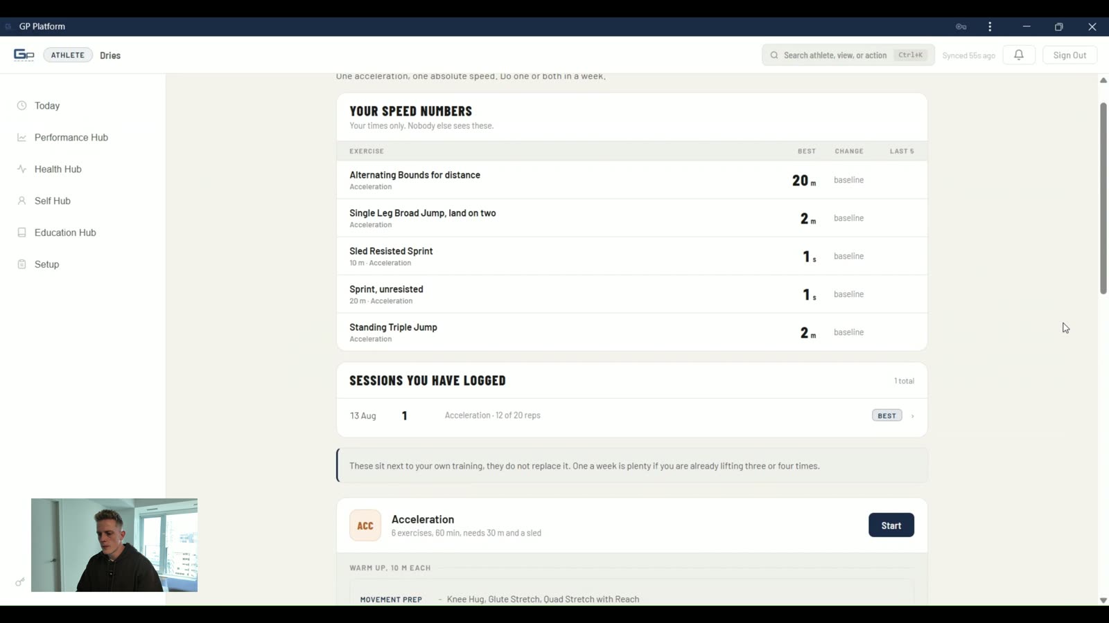 Inside the GP Platform app
