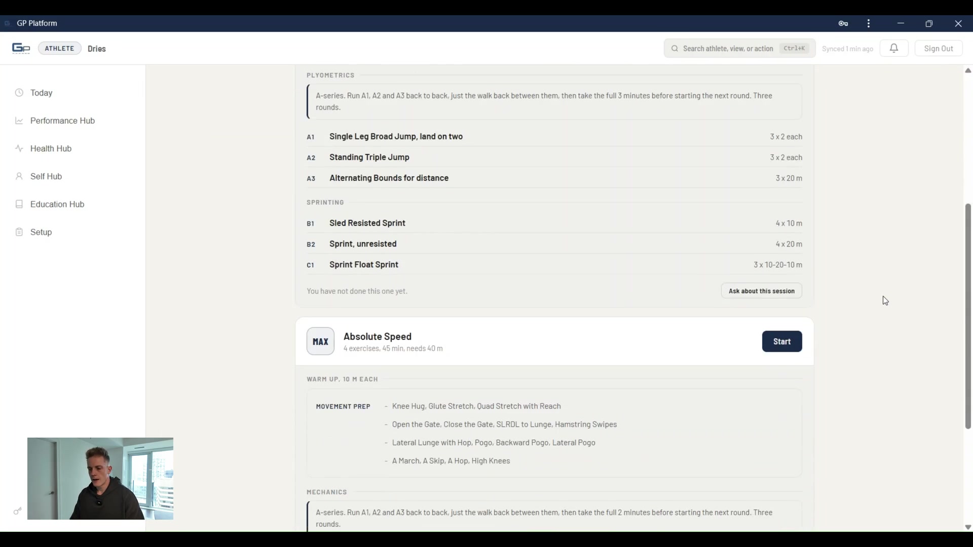 Inside the GP Platform app